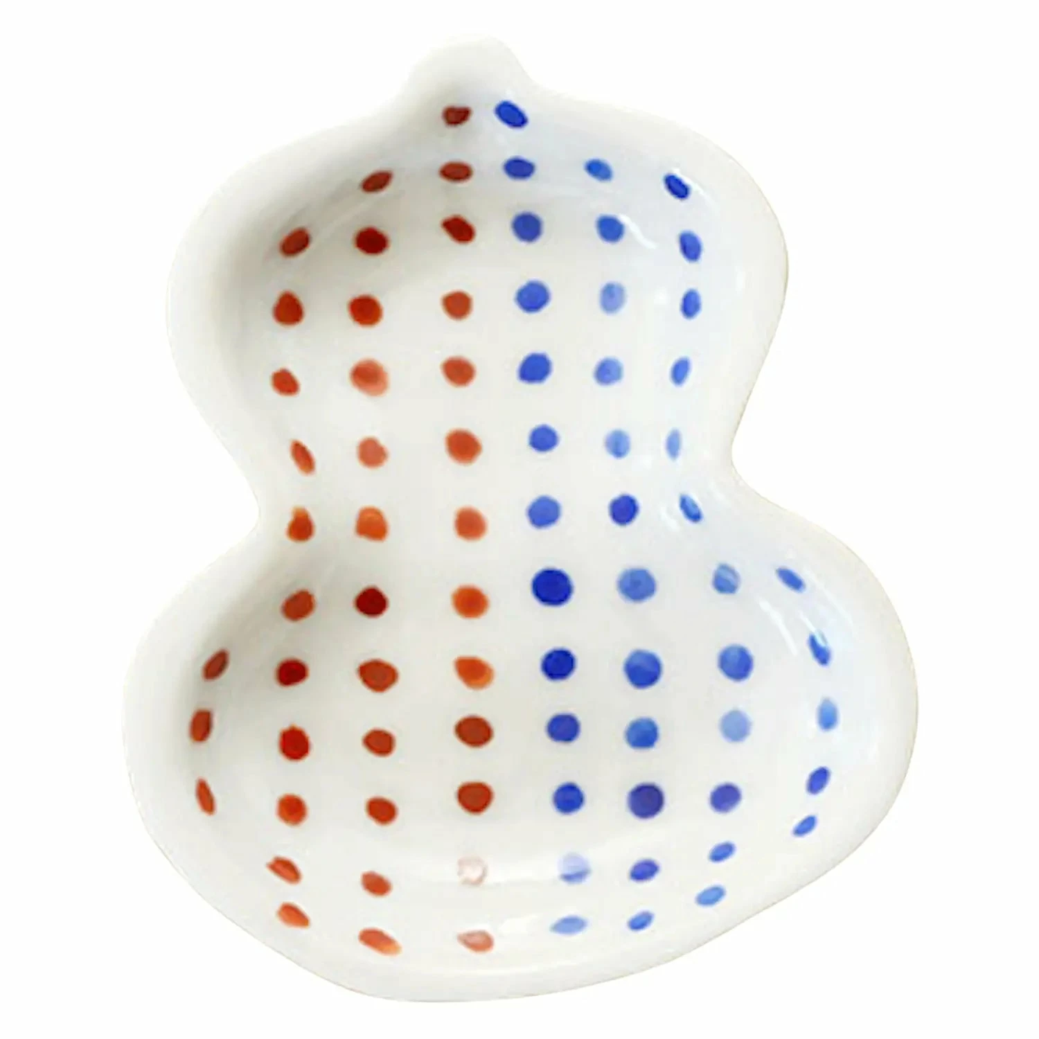 Soukyu Porcelain Lucky Charm Mamezara Plate Gourd 1 Soukyu Porcelain Lucky Charm Mamezara Plate Gourd