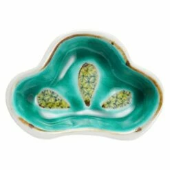 Soukyu Porcelain Lucky Charm Mamezara Plate Pine Tree