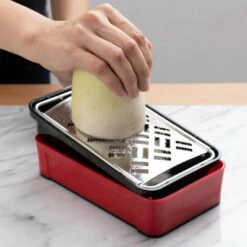 SUNCRAFT Stainless Steel Grater With Container -Global Kitchen Japan Shop SuncraftStainlessSteelGraterwithContainerSSK 10 4 87016d6e 9b33 4e22 90a2 b2035339e4fe