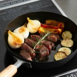 TAKUMI JAPAN Magma Plate Iron Frying Pan -Global Kitchen Japan Shop TAKUMIJAPANMagmaPlateIronFryingPan 6