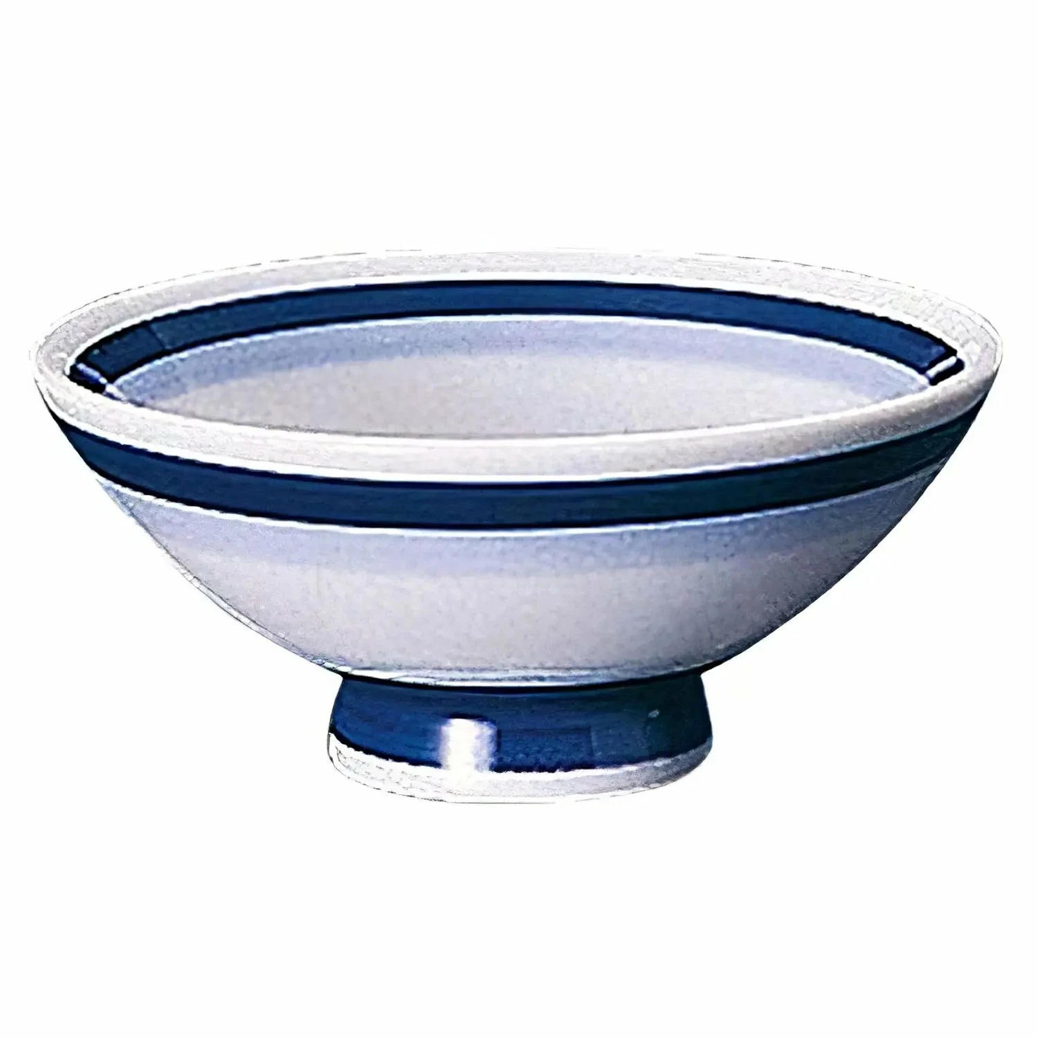 TKG Seto Ware Ceramic Rice Bowl Gosuobi 12.5cm 1 TKG Seto Ware Ceramic Rice Bowl Gosuobi 12.5cm