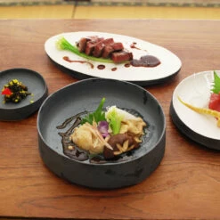 Marumi Yasuda Kawara YUKI Ceramic Flat Oval Plate -Global Kitchen Japan Shop TSUKIandYUKI 2 32a1d6bd e758 47ff b9b5 eb17581da35a