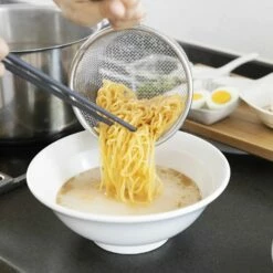 Three Snow Stainless Steel Ramen Tebo Noodle Strainer For Household Use 10 Three Snow Stainless Steel Ramen Tebo Noodle Strainer For Household Use -Global Kitchen Japan Shop ThreeSnowStainlessSteelRamenTeboNoodleStrainerforHouseholdUse 8