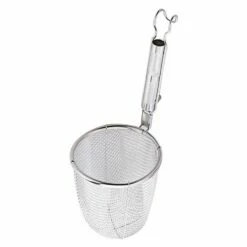 Three Snow Stainless Steel Tebo Noodle Strainer Round Base With Metal Handle