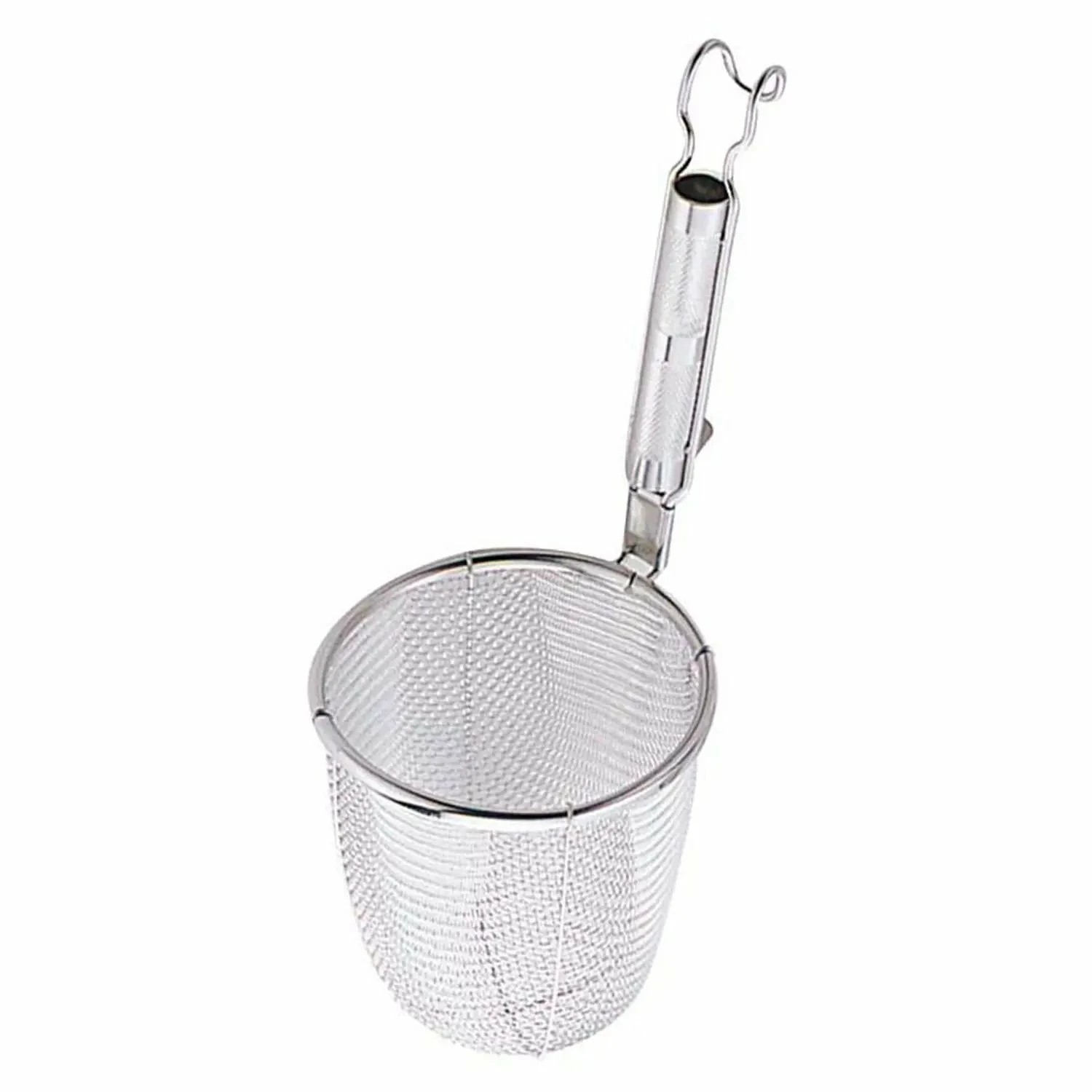 Three Snow Stainless Steel Tebo Noodle Strainer Round Base With Metal Handle 1 Three Snow Stainless Steel Tebo Noodle Strainer Round Base With Metal Handle