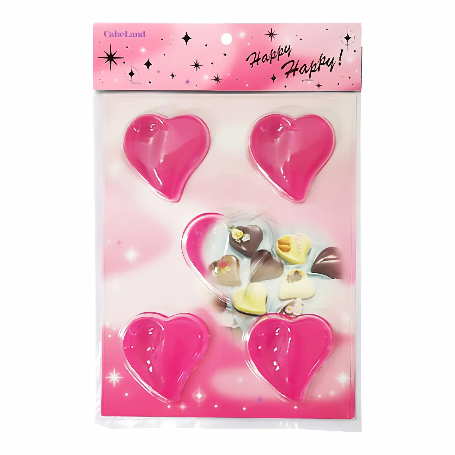 TIGERCROWN PET Resin Curvy Heart Chocolate Mold 7 TIGERCROWN PET Resin Curvy Heart Chocolate Mold - Image 7