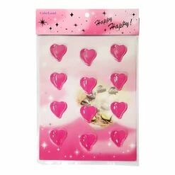TIGERCROWN PET Resin Curvy Heart Chocolate Mold 15 TIGERCROWN PET Resin Curvy Heart Chocolate Mold -Global Kitchen Japan Shop TigercrownPETResinCurvyHeartChocolateMold 8
