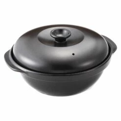 Toceram Heat-Resistant Ceramic Casserole Pot With Steamer Insert