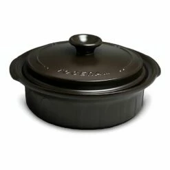 Toceram Heat-Resistant Ceramic Shallow Casserole Pot