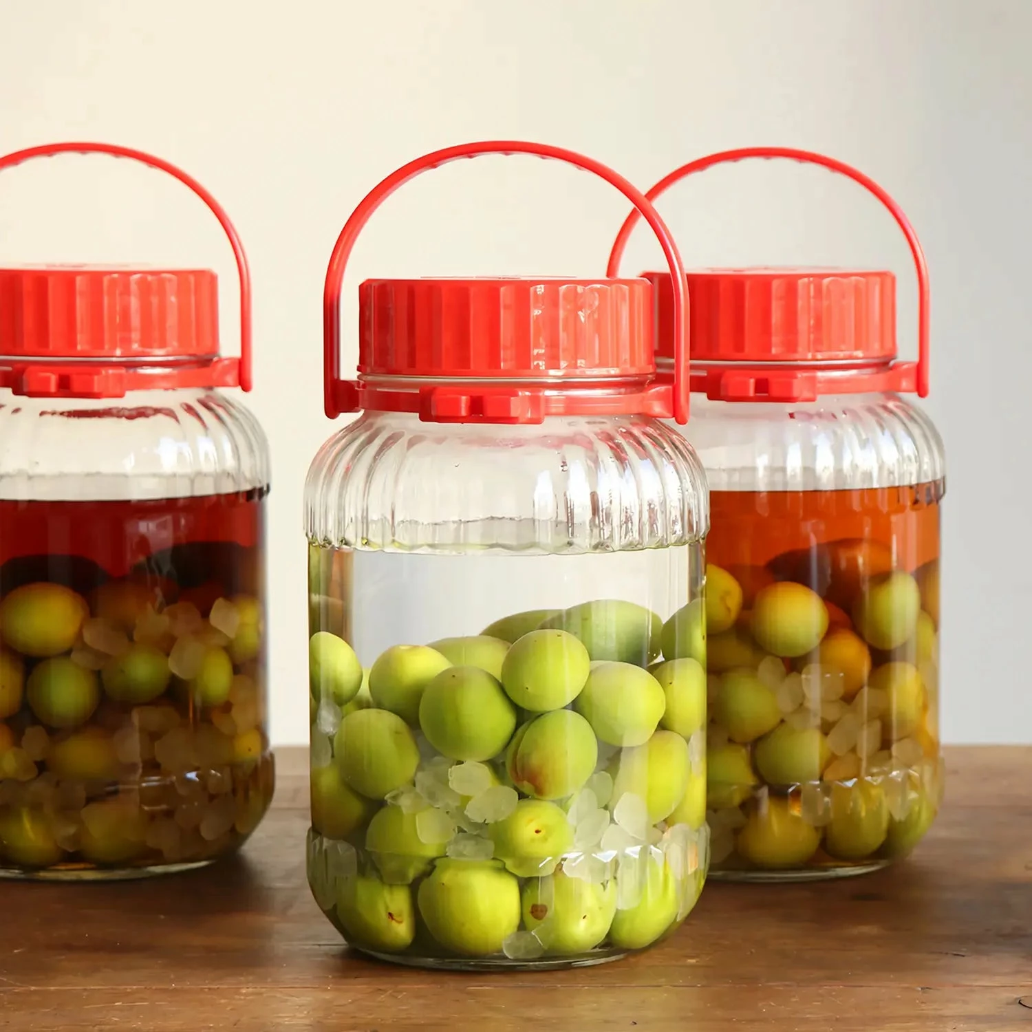 Toyo-Sasaki Glass Soda-Lime Glass Fruit Liquor Bottle 8 Toyo-Sasaki Glass Soda-Lime Glass Fruit Liquor Bottle - Image 8