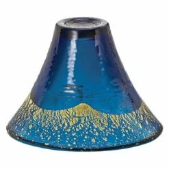 Toyo Sasaki Glass Mount Fuji Glass With Gold Sake Cup -Global Kitchen Japan Shop ToyoSasakiGlassMountFujiGlasswithGoldSakeCup 3
