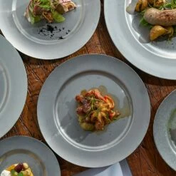 VINTAGE INOX Stainless Steel Round Plate -Global Kitchen Japan Shop VINTAGEINOXStainlessSteelRoundPlate65484 5