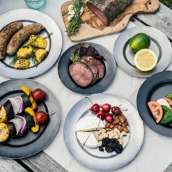 VINTAGE INOX Stainless Steel Round Plate -Global Kitchen Japan Shop VINTAGEINOXStainlessSteelRoundPlate65484 6