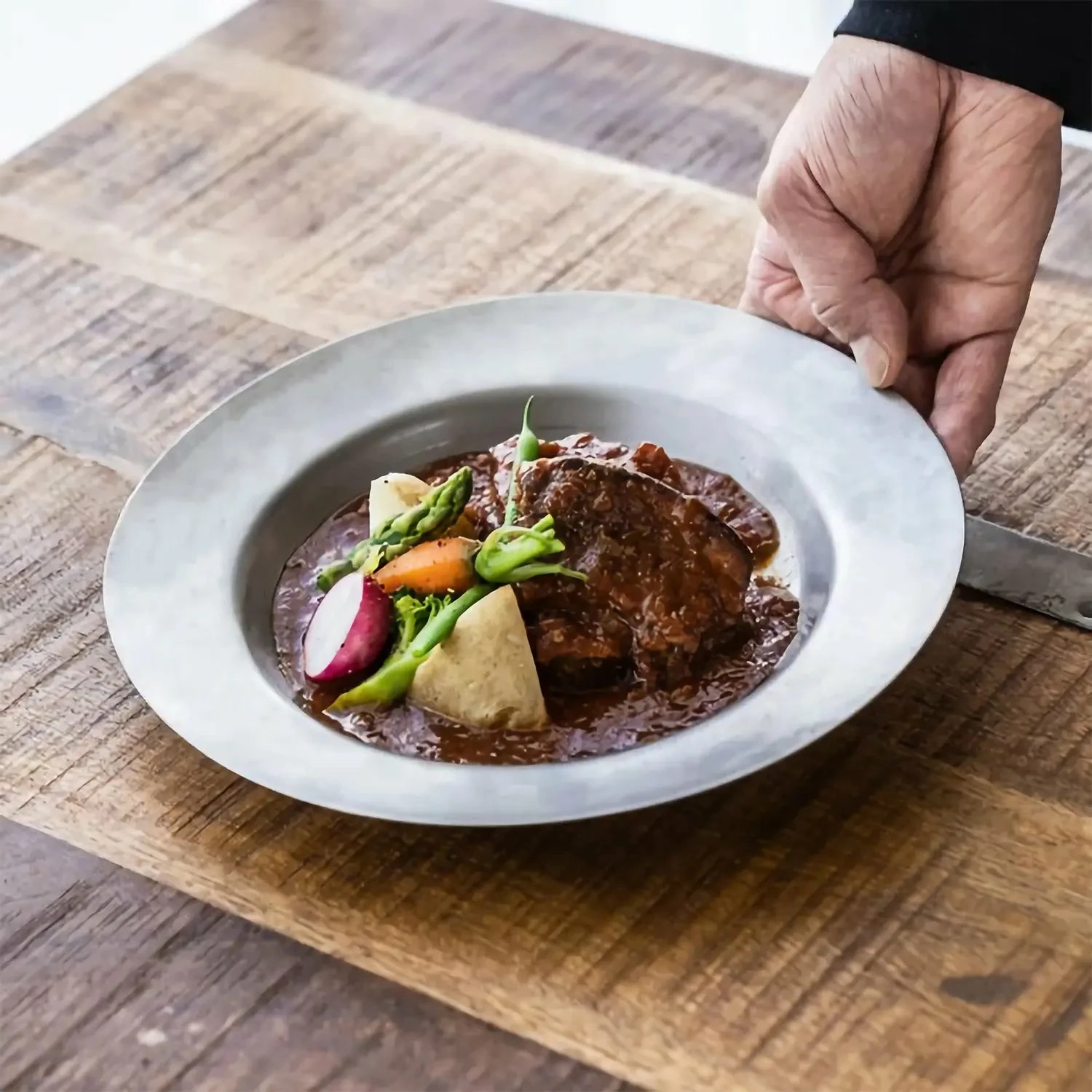 VINTAGE INOX Stainless Steel Soup Bowl 5 VINTAGE INOX Stainless Steel Soup Bowl - Image 5