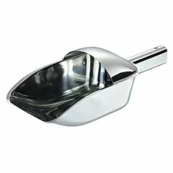 Wadasuke Stainless Steel Ice Scoop With Anti-spill Guard