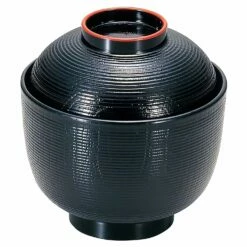 Wakaizumi Shikki Heat-Resistant ABS Resin Soup Bowl 9.3cm