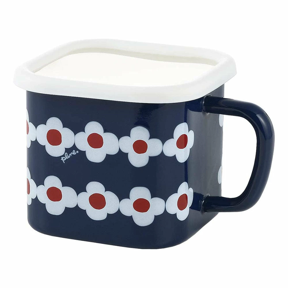 Yutaka Horo Enameled Multi Square Pot OHANA 1 Yutaka Horo Enameled Multi Square Pot OHANA