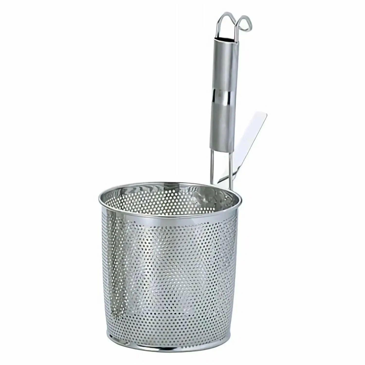 YUKIWA Eco Clean Stainless Steel Perforated Tebo Noodle Strainer Flat Base With Metal Handle 1 YUKIWA Eco Clean Stainless Steel Perforated Tebo Noodle Strainer Flat Base With Metal Handle