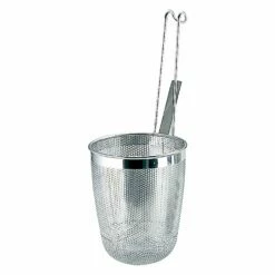 YUKIWA Stainless Steel Perforated Tebo Noodle Strainer Round Base