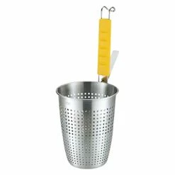 YUKIWA Stainless Steel Tebo Noodle Strainer With Silicone Handle -Global Kitchen Japan Shop YUKIWAStainlessSteelTeboNoodleStrainerwithSiliconeHandle 3