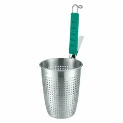 YUKIWA Stainless Steel Tebo Noodle Strainer With Silicone Handle -Global Kitchen Japan Shop YUKIWAStainlessSteelTeboNoodleStrainerwithSiliconeHandle 4