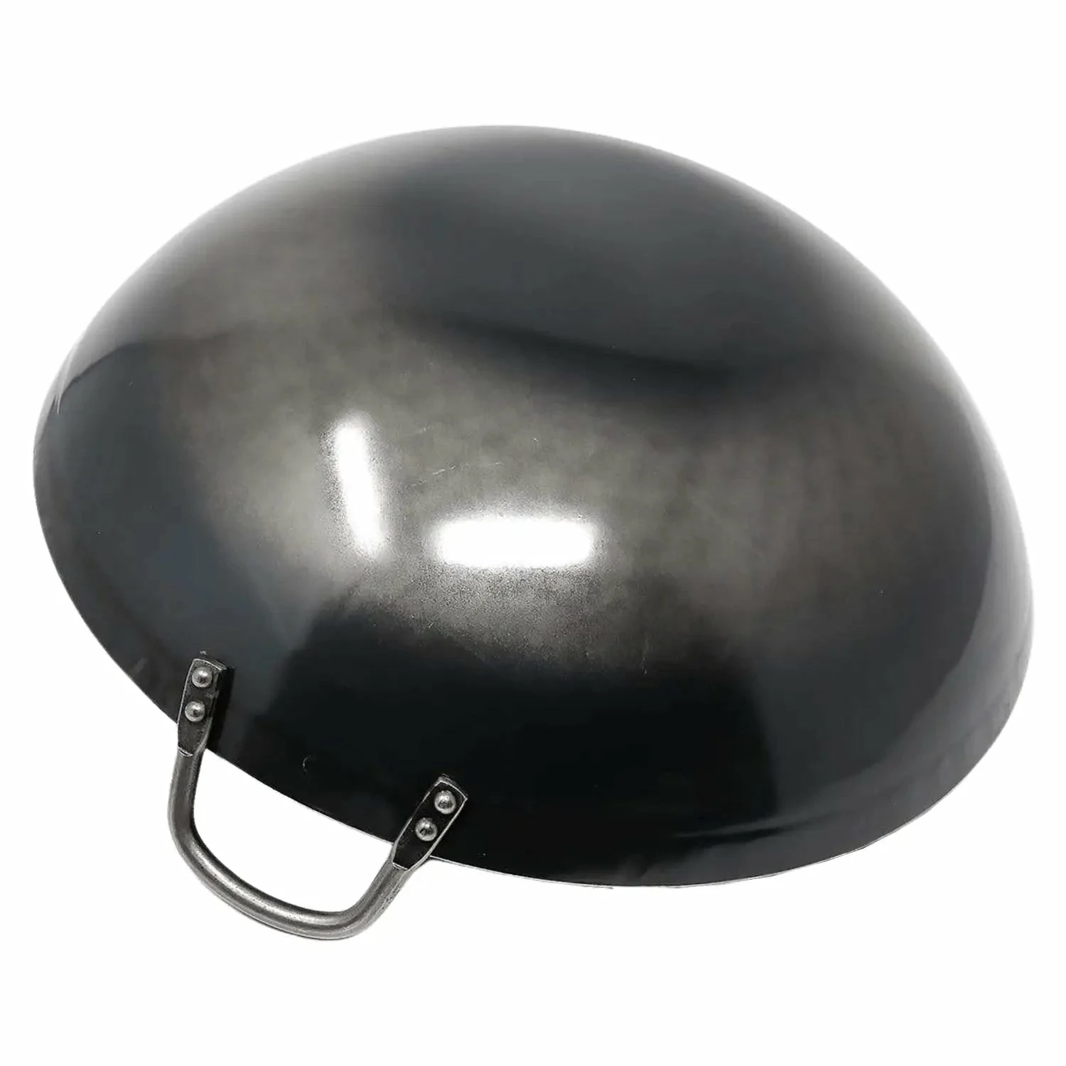 Yamada Hammered Iron Double-Handle Wok (1.2mm Thickness) 2 Yamada Hammered Iron Double-Handle Wok (1.2mm Thickness) - Image 2