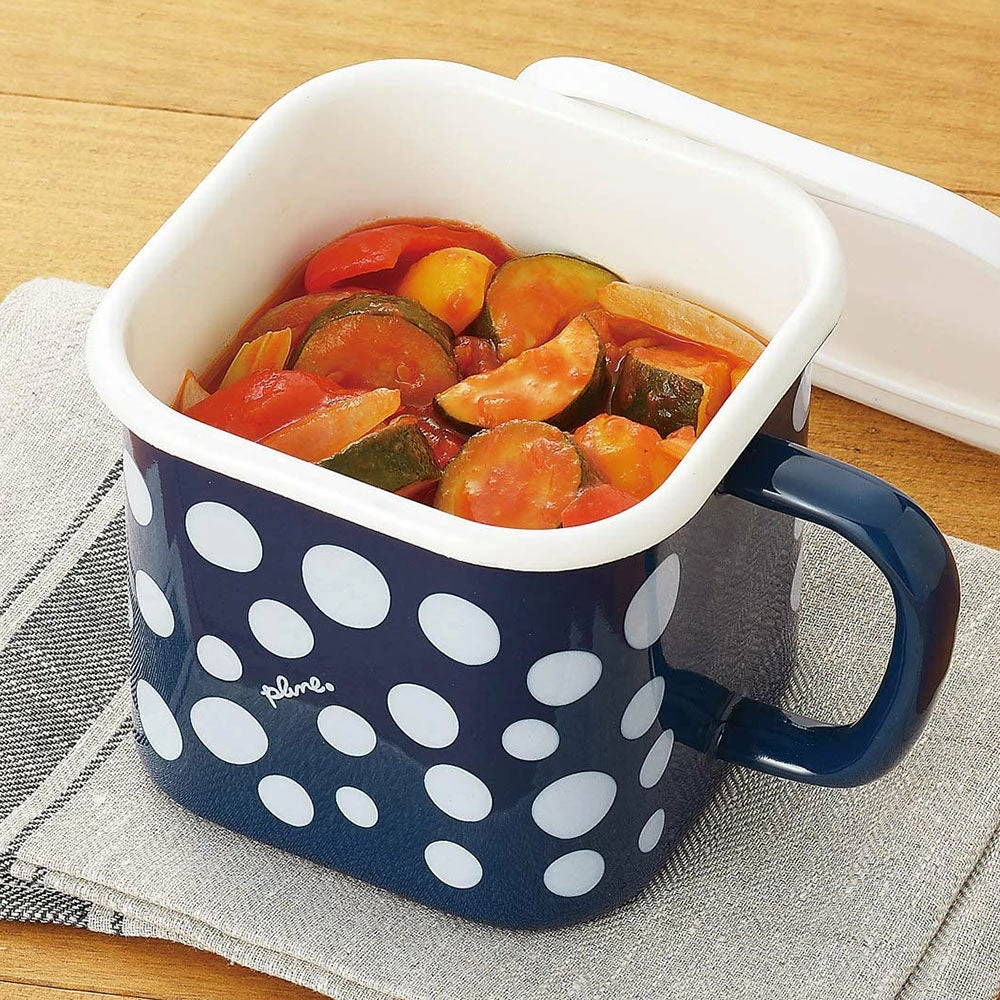 Yutaka Horo Enameled Multi Square Pot OHANA 7 Yutaka Horo Enameled Multi Square Pot OHANA - Image 7