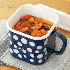 Yutaka Horo Enameled Multi Square Pot Dot -Global Kitchen Japan Shop YutakaHoroEnameledMultiSquarePot 5 4b22ff13 6352 4c67 9195 3917ece97f51