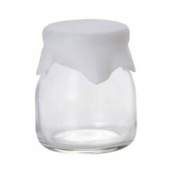 ADERIA Good-New-Bin Glass Storage Jar With Silicone Lid 120ml