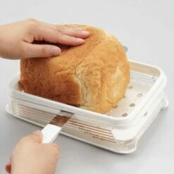 Akebono Freshly Baked Bread Slicer With Crumb Catcher -Global Kitchen Japan Shop akebono freshly baked bread slicer with crumb catcher bread slicers 23345053967