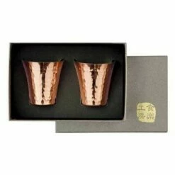Asahi Copper Guinomi Sake Cup 65ml -Global Kitchen Japan Shop asahi copper cold sake guinomi cup 65ml set of 2 cups gift boxed cne982 copper drinkware 25351750927