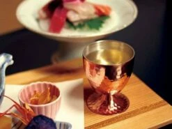 Asahi Copper Double-Wall Cold Sake Goblet 58ml -Global Kitchen Japan Shop asahi copper double wall cold sake goblet 58ml copper drinkware 25245533519