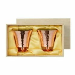 Asahi Copper Footed Tumbler 270ml -Global Kitchen Japan Shop asahi copper footed tumbler 270ml set of 2 glasses gift boxed cne972 copper drinkware 25351645519