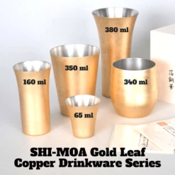 Asahi Shi-moa Kanazawa Gold Leaf Copper Cold Sake Guinomi Cup 65ml (Gift-Boxed) 8 Asahi Shi-moa Kanazawa Gold Leaf Copper Cold Sake Guinomi Cup 65ml (Gift-Boxed) -Global Kitchen Japan Shop asahi shi moa kanazawa gold leaf copper cold sake guinomi cup 65ml gift boxed copper drinkware 29570340623