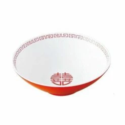 ENTEC Zuishou Melamine Double Happiness Ramen Noodle Bowl 940ml