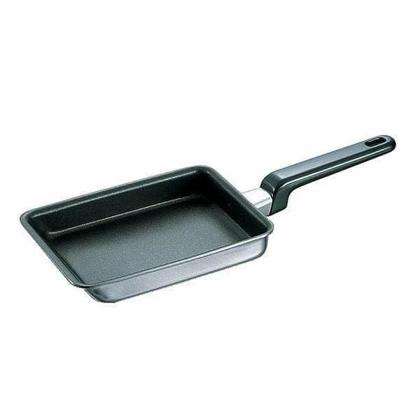 Fujinos 3-Ply Stainless Steel Non-Stick Induction Rectangular Tamagoyaki Rolled Omelette Pan 1 Fujinos 3-Ply Stainless Steel Non-Stick Induction Rectangular Tamagoyaki Rolled Omelette Pan