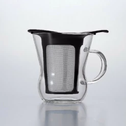 Hario Heat Resistant Glass Mug With Infuser 200ml -Global Kitchen Japan Shop hario heat resistant glass mug with infuser 200ml 2 colours infuser mugs 28958857359