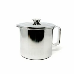 Ichibishi Stainless Steel Oil Storage Pot -Global Kitchen Japan Shop ichibishi stainless steel cooking oil keeper with double filter strainer 1 2l oil storage containers 6926290223187