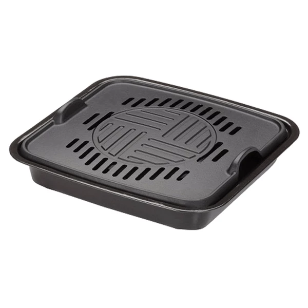 Ikenaga Cast-Iron Yakiniku Barbecue Griddle Water Pan For Portable Gas Stove 1 Ikenaga Cast-Iron Yakiniku Barbecue Griddle Water Pan For Portable Gas Stove