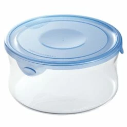 Iwaki Heat Resistant Glass Food Container Round 8 Iwaki Heat Resistant Glass Food Container Round -Global Kitchen Japan Shop iwakiHeatResistantGlassFoodContainerRound 3