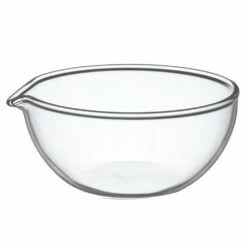 Iwaki Heat Resistant Glass Lipped Bowl