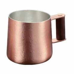 Minagawa Copper Handcrafted Beer Mug With Wood Handle 250ml