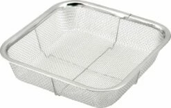 MINEX Stainless Steel Square Mesh Colander -Global Kitchen Japan Shop minex stainless steel square mesh colander 18cm colanders 24487492687