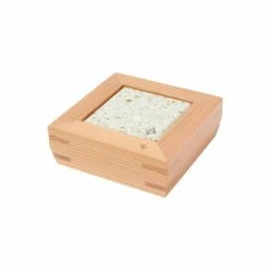 Miranda Style Omoeraku Japanese Cedar Frame Small Oya Stone Plate
