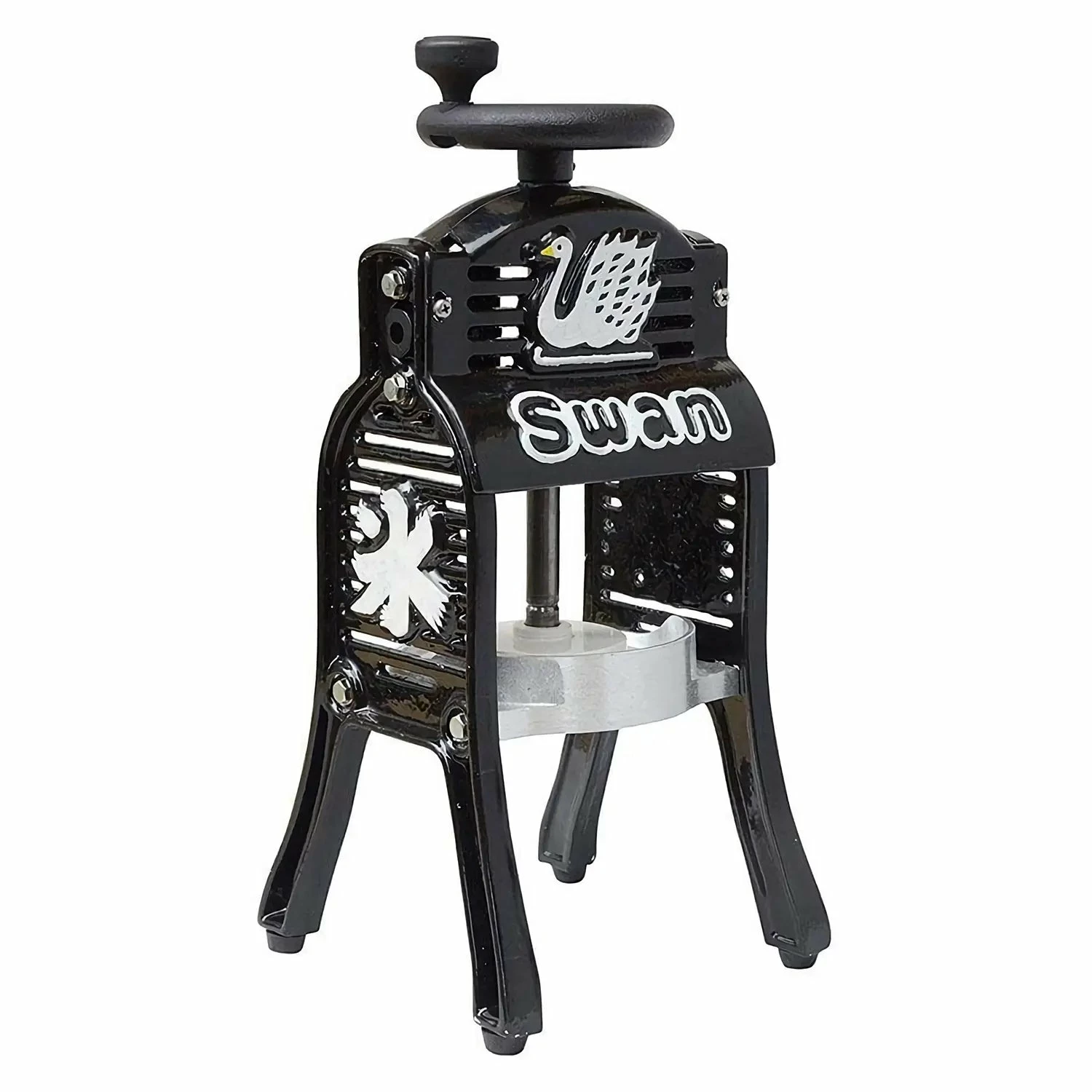 Swan Cast Iron Manual Shaved Ice Machine Black 1 Swan Cast Iron Manual Shaved Ice Machine Black