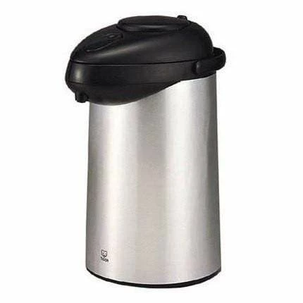 TIGER Non-Electric Stainless Steel Thermal Air Pot Beverage Dispenser With Glass Liner 2.2L 1 TIGER Non-Electric Stainless Steel Thermal Air Pot Beverage Dispenser With Glass Liner 2.2L
