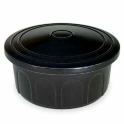 Toceram Ceramic Ohitsu Container For Cooked Rice 3-Go
