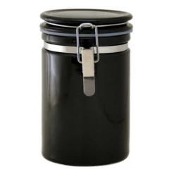 ZERO JAPAN Mino Ware Ceramic Coffee Canister 150/200 -Global Kitchen Japan Shop zerojapan mino ware ceramic coffee canister 150 200 6 colours black coffee 200 height 160mm canisters 1334903832603