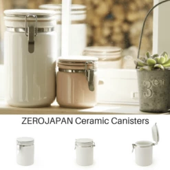 ZERO JAPAN Mino Ware Ceramic Tea Canister 100 19 ZERO JAPAN Mino Ware Ceramic Tea Canister 100 -Global Kitchen Japan Shop zerojapan mino ware ceramic tea canister 100 6 colours canisters 1319934263323
